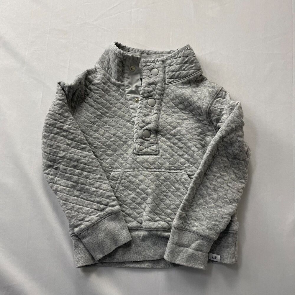 Gap Quilted 1/4 Snap Pullover - 5T